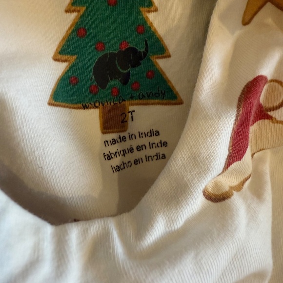 Monica and Andy Christmas ruffle dress, 2T - Picture 2 of 2